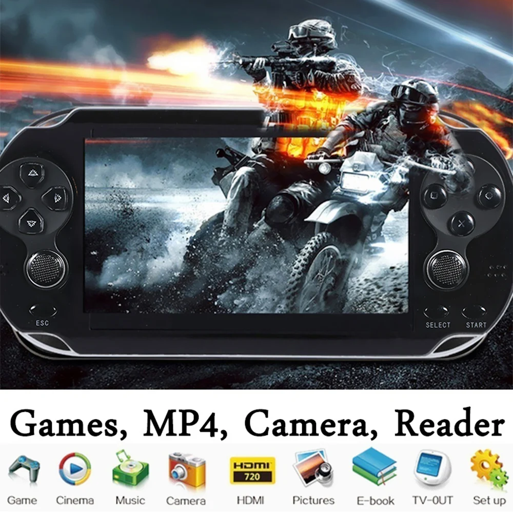 8GB 4,3 дюймов Встроенный Классический игровой автомат портативный игровой портативный плеер Портативный видео музыкальные проигрыватели