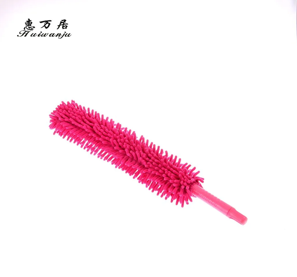 Household-Curved Double-Sided Flexible Chenille Dust Curved Duster Vehicle Duster kong diao shua Wiper Manufacturers
