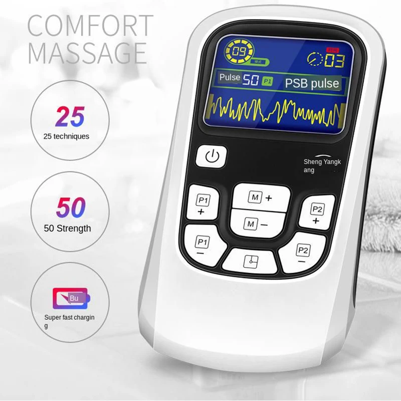 

Mini Massager Massager for body Pulse Meridian Acupuncture Massage Massager For Body Small Multifunction Digital For health Care