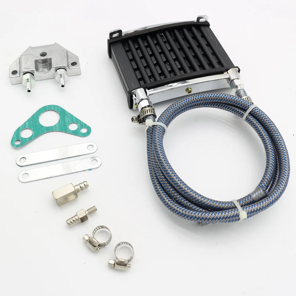 

Engine Radiator Motorcycle Cooling Replacement Durable Oil Cooler Dirt Bike Accessories Tool Aluminum Easy Operate Universal