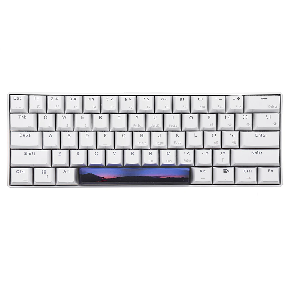 Двусторонний OEM профиль Dyesub PBT объемная панель заката облаков 6 25u новинка кепка