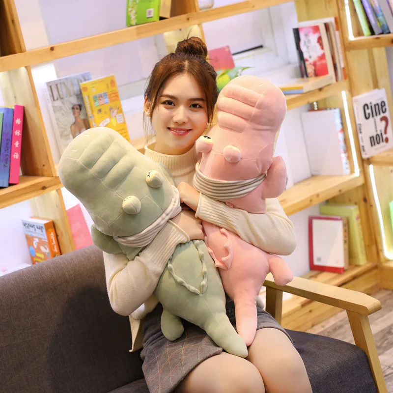 

Creative INS Network Red Scarf Crocodile Doll Plush Toys GIRL'S Heart Couples Large Size Pajama Bolster Gift
