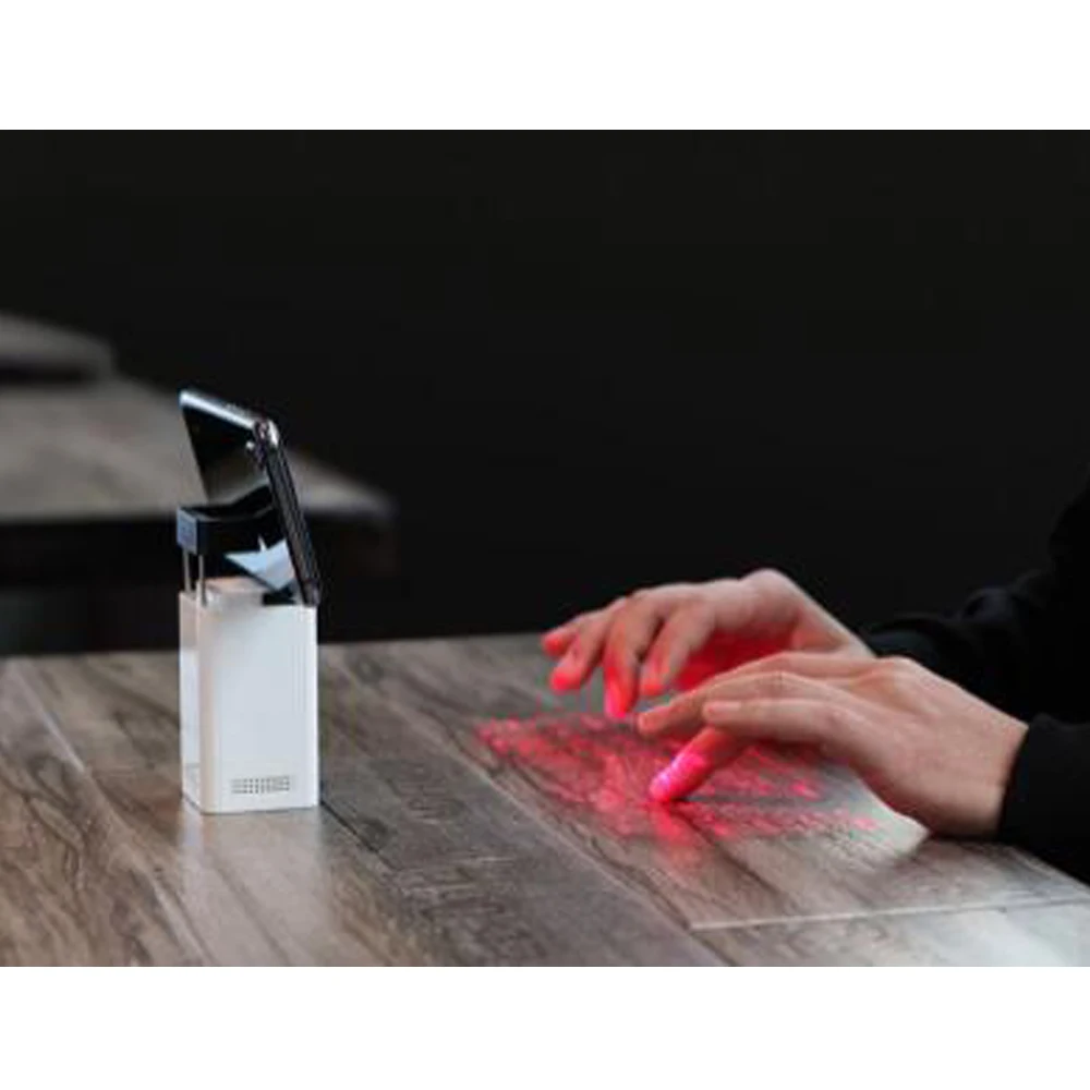 Лазерная проекционная клавиатура Bluetooth Беспроводной 3D инфракрасный свет чувство Тетрадь клавиатура