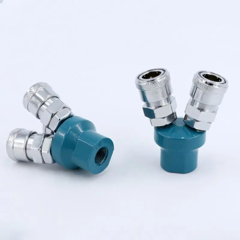 2 Way /3 Way Quick Connector Air Compressor Multi Hose Coupler Fitting Pneumatic Tools pv pneumatic quick connector tube trachea hose plastic white connector air compressor accessories 4 6 8 10 12 14 16mm