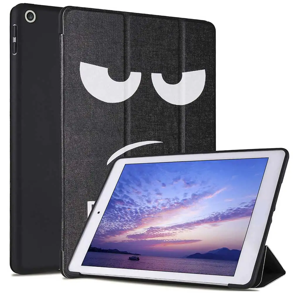 Чехол с откидной подставкой из искусственной кожи с принтом для iPad 10,2 дюймов, умный чехол с функцией автоматического сна для iPad 7-го поколения A2197 A2200 A2198 - Цвет: Cool penguin