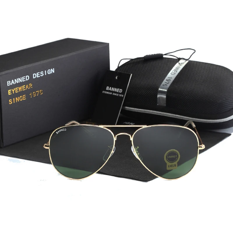 Очки авиаторы с зеркальными стеклами uv400 для мужчин и женщин|sun glass|mens aviatorsaviator brand