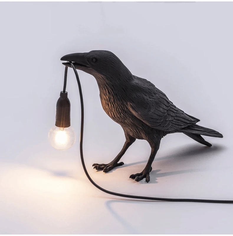 black wall lights Nordic Resin Bird Wall Lamp Foyer Parlor Bedroom Bedside Sconce Creative Animal Decoration Table Lamp Corridor Aisle Night Light kitchen wall lights