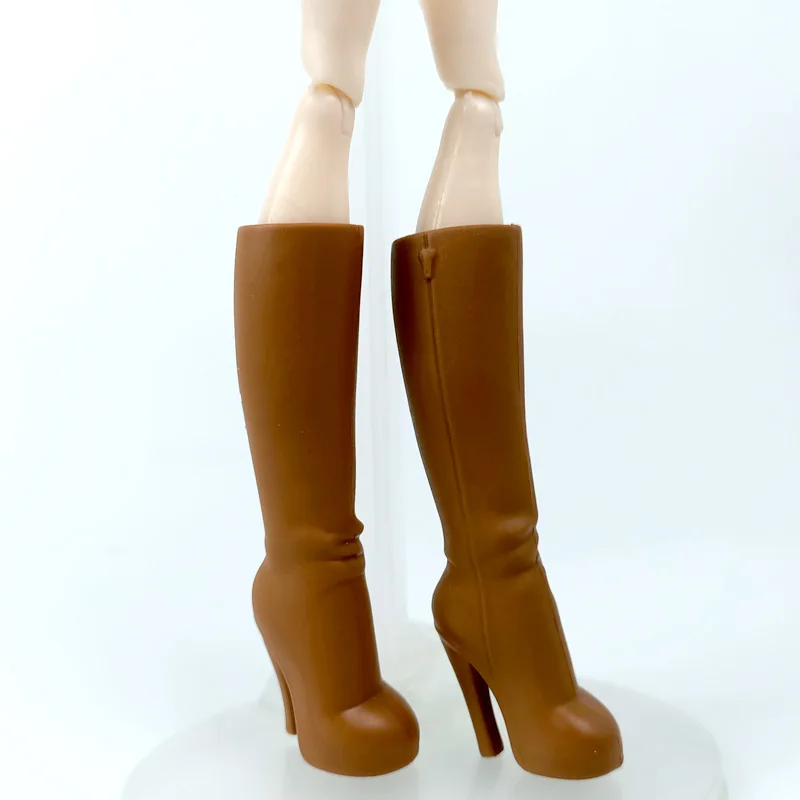 Коричневая модная обувь для куклы Monster High Doll, обувь на высоком каблуке, ботинки Ever After High 1/6 куклы-монстры, аксессуары