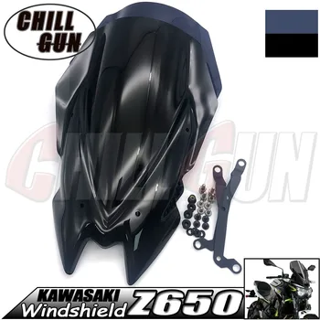 

Motorcycle Sports Touring WindScreen Windshield Viser Visor Wind Deflector Fits For KAWASAKI Z650 Z-650 2020-2021 Z 650 '20-'21