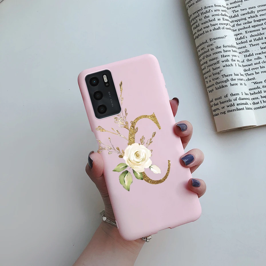 casing oppo For Oppo A16s Case Cute Letters Cover For Oppo A16 A 16 s OppoA16 Soft Silicone Case For Oppo A16 CPH2269 TPU Fundas 6.52" Coque best case for android phone Cases For OPPO