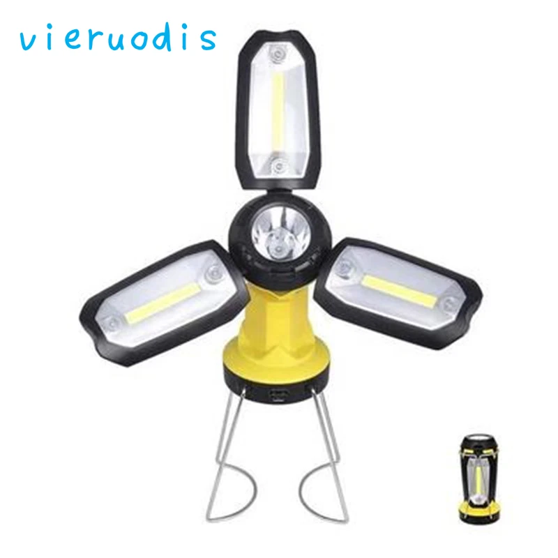 

Outdoor Multi-functional LED Tool Lamp COB Flashlight USB Charging Hook Car Overhaul Lamp Camping Lamp