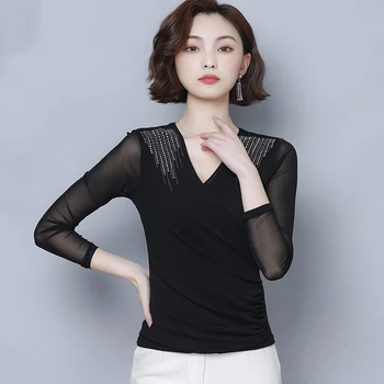

Slim Latin Dance Tops Women Ballroom Practice Wear Long Sleeve Tango Cha Cha Samba Rumba Salsa Samba Dancing Outfit DC3078