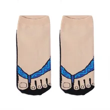 Happy Socks/Новинка; мужские носки с рисунками животных из мультфильмов; женские носки Dharma Fish Blessing Shoes; короткие забавные хлопковые носки с креативным рисунком; Новинка