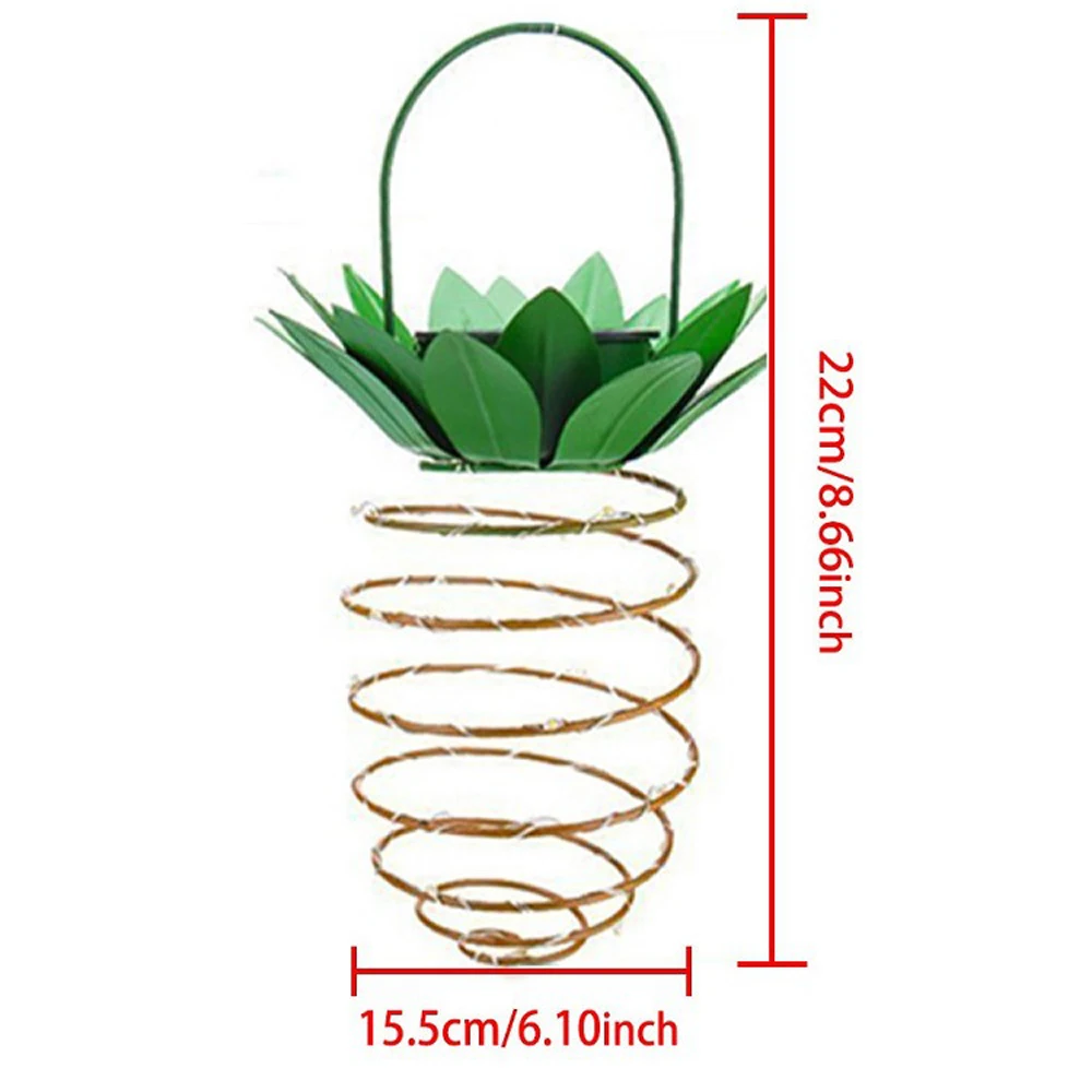 Водонепроницаемый подвесной солнечный светильник ананас Солнечный садовый светильник s открытый солнечный светильник домашний Декор настенный светильник солнечный светильник D30