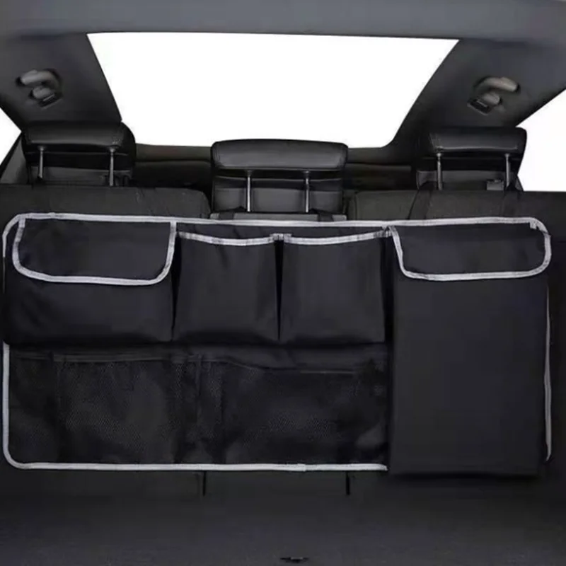 Car Trunk Organizer Trunk Organizer Car Interior Organizer Car Rear Seat Back Storage Bag Foldable Multi-Use Box Car Trunk Organizer Net Auto Stowing Tidying Auto Interior Accessories