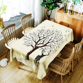 

3D Table Cloth Kitchen Dining Table Decoration Home Rectangular Party Table Cloth Valentine's Day Decoration