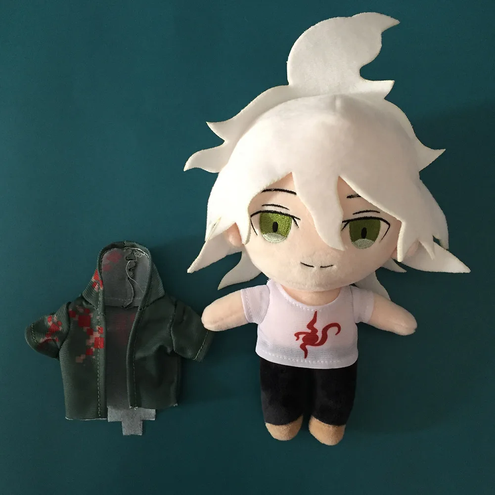 20CM Nagito Komaeda Plush Soft Stuffed Anime Kids Birthday Xmas Gifts plush toy plush doll