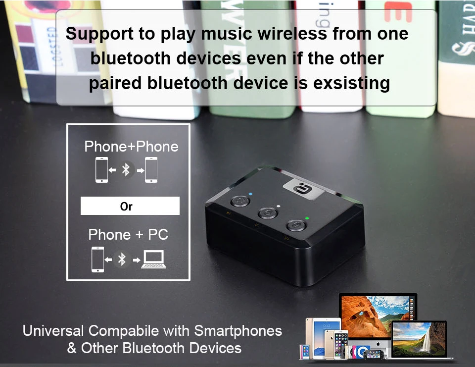 MR235B оптический коаксиальный Bluetooth 5,0 приемник aptX ll 3,5 мм разъем Aux беспроводной аудио адаптер aptX низкая задержка