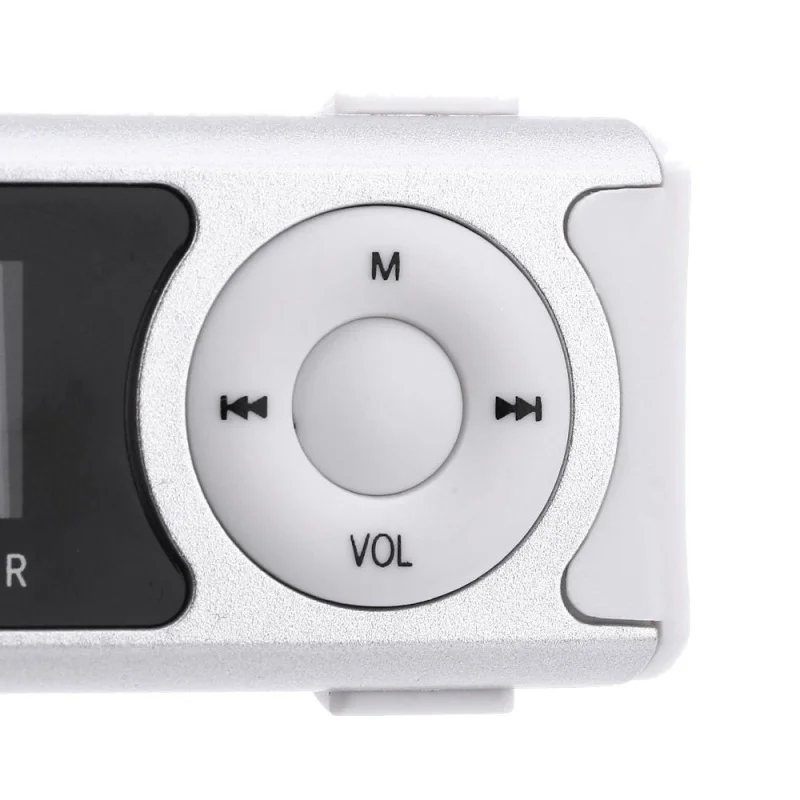 Мини клип ЖК-экран MP3 плеер медиаплеер Поддержка 16 Гб externa Micro SD для MP3/WMA Компактный и стильный с блестящим