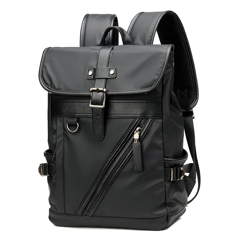 

Fashion Travel Men Flap Pocket Anti Theft Multi-functional Waterproof Nylon Laptop School Backpack