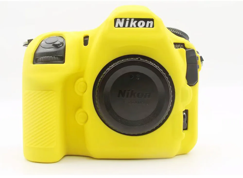 Yellow CAENBOO для Nikon D850 сумка для камеры Мягкий силиконовый резиновый защитный чехол для тела чехол для Nikon D850 сумка универсальные аксессуары - Цвет: Yellow
