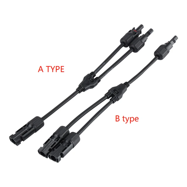 2 Prong Power Connectorwaterproof Solar Panel Connector Y-type 2