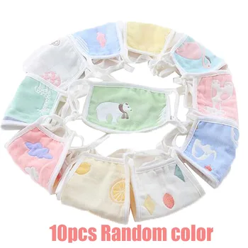 

10pcs PM2.5 Kids Disposable Mask Face Mask child Mouth Mask Anti Exhaust Dust Sun Block Colorful Graphic 2-5 years Nonwoven mask