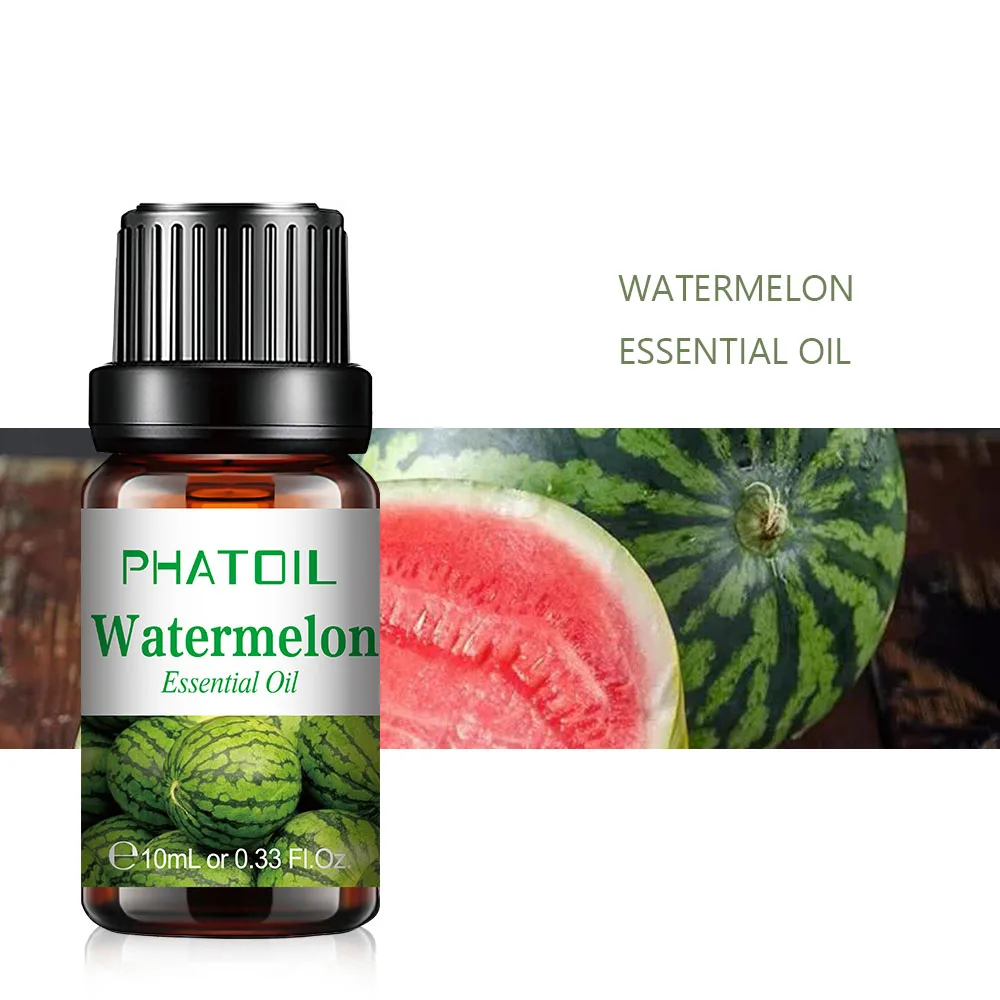 

10ml PHATOIL Watermelon Flavor Oil Fruit Fragrance Essential Oil Strawberry Mango Apple Pineapple Coconut Oil for Soap Making