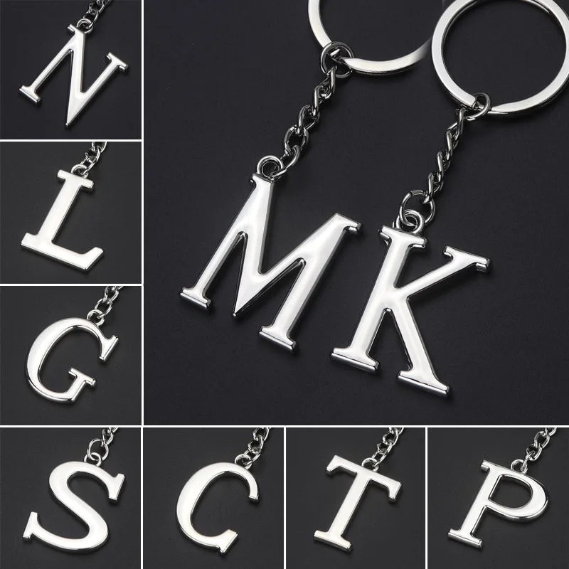 

Letter Key Buckle 26 Individual English Letter Key Buckle Pendant Gourd Key Chain Pendant Over 10pcs Free With Customer Logo