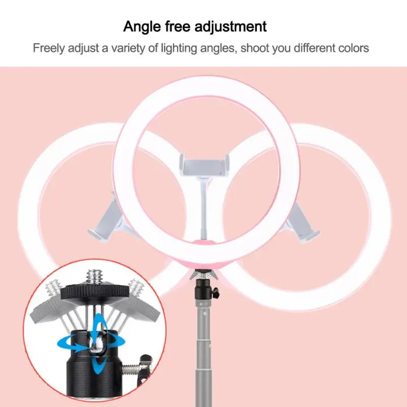 4.7 inch 12cm USB LED Ring Light Lamp For Photography Video White Light Portable Flash Ring LED Luminous Clip