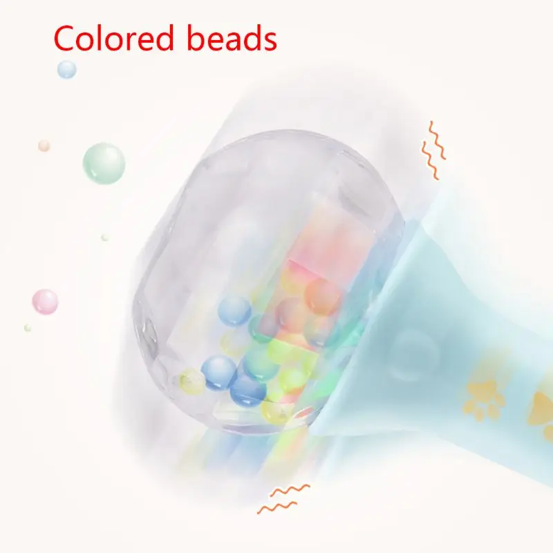 Baby Shaker Teether Sand Hammer Cartoon Baby Toys Teething Illuminant Musical Instrument Cute Rattles R7RB