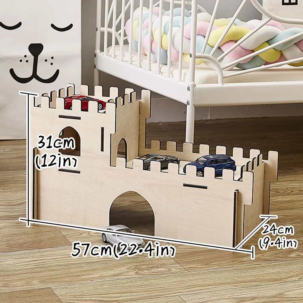 Castle Ранние развивающие игрушки строительные блоки ручной работы деревянные игрушки кирпичи для детей большой деревянный замок игрушка Рождественский подарок для детей HM0059 - Цвет: Castle