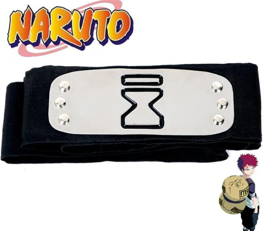 Ninja Sasuke Sakura Pein Killer Bee Gaara Momochi Zabuza Kimimaro Ohnoki Cosplay Ninja Headband Headwear A631 cosplay accessories cosplay headpiece