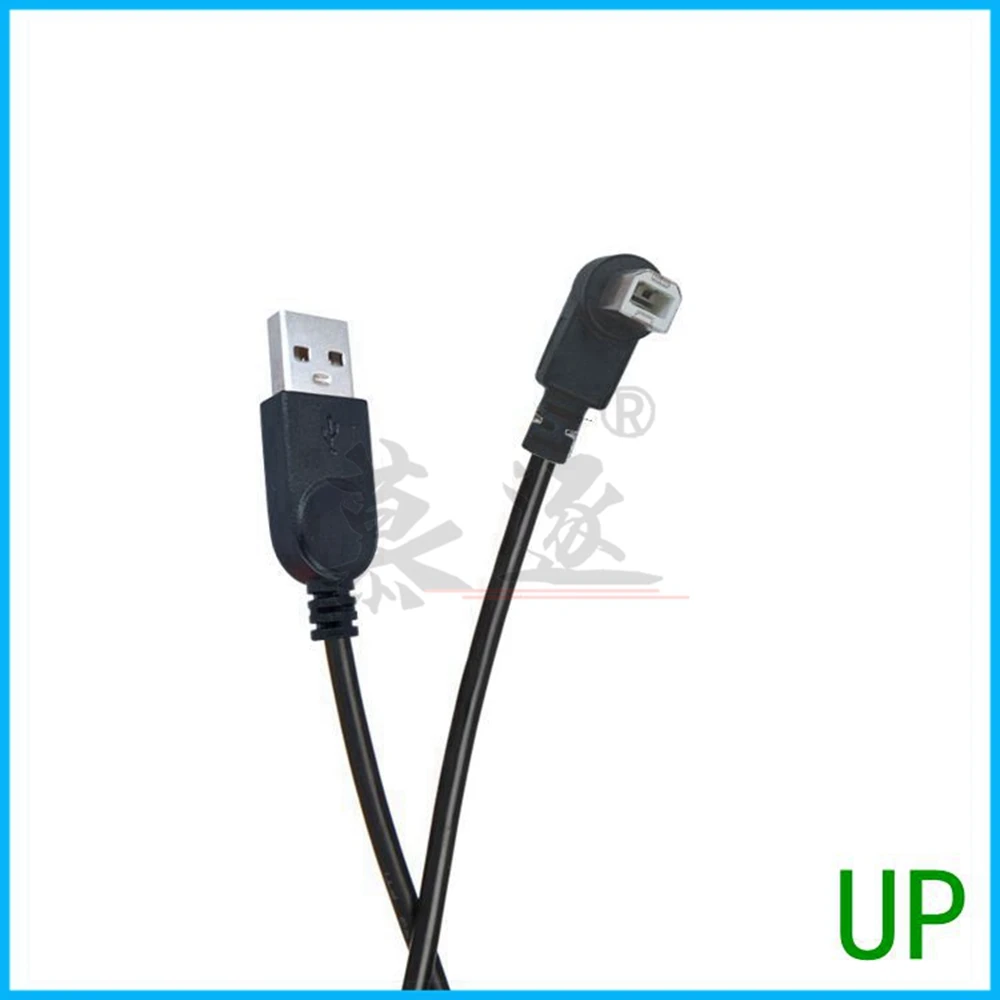 Кабель для сканера принтеров USB 2,0 с углом наклона 90 градусов вверх и вниз и влево и вправо, 1,5 м, 5 футов