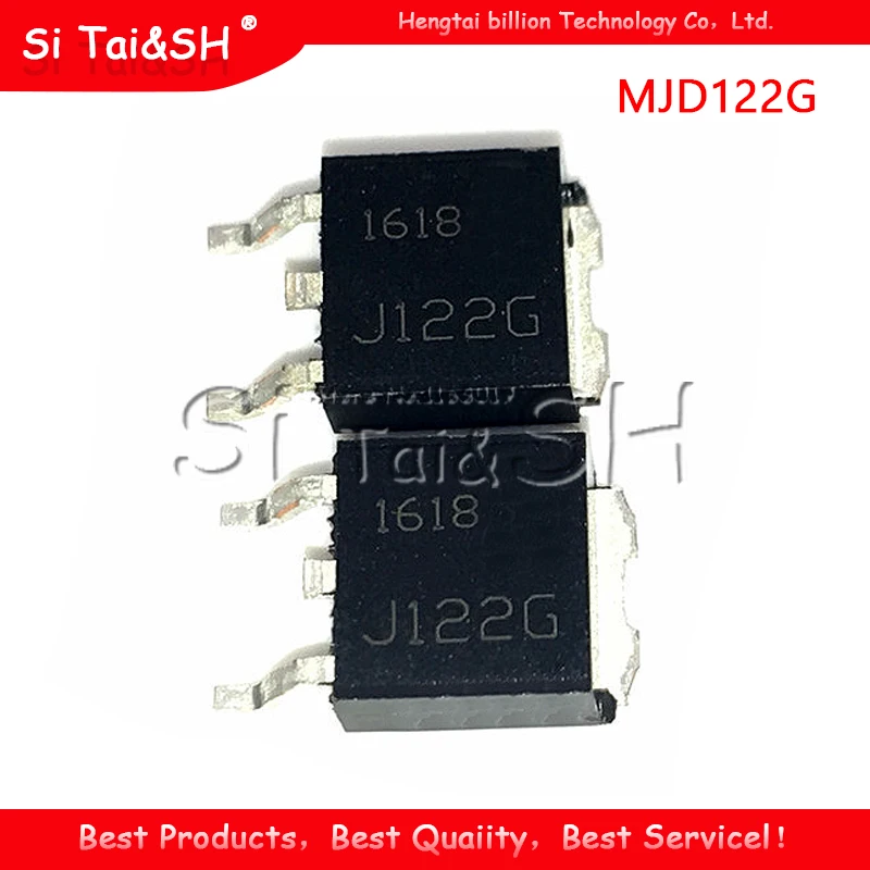 10 шт./MJD122G MJD122T4G MJD122 TIP122 СОТ-252 | Электронные компоненты и принадлежности