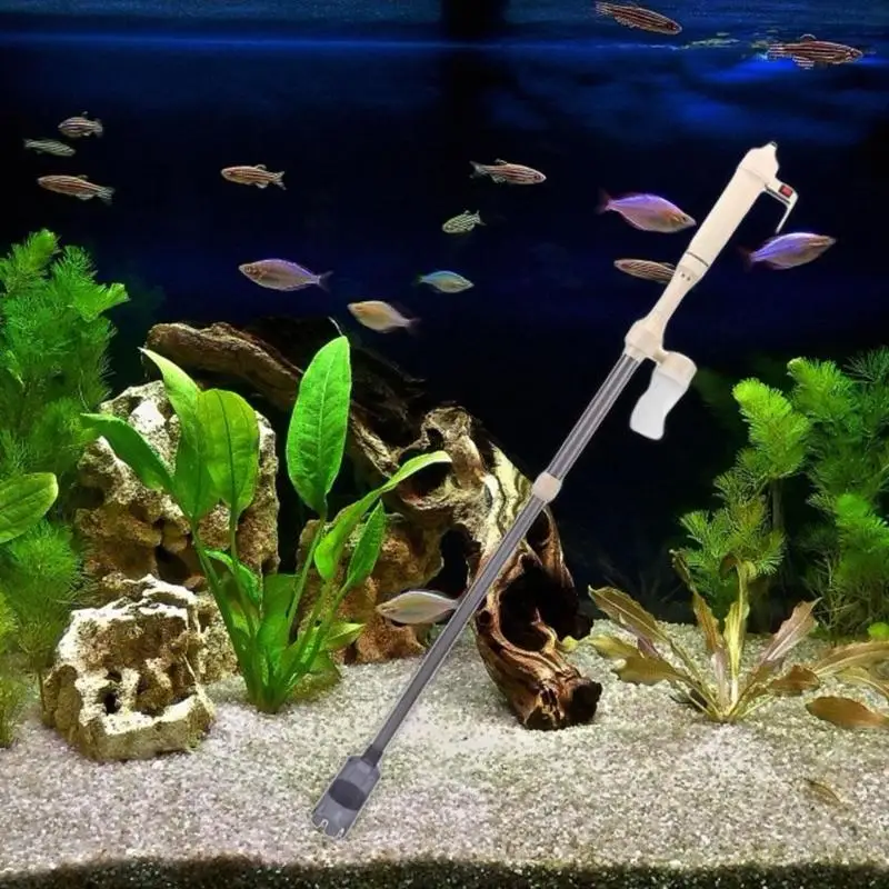 Aquarium Fish Tank Siphon Cleaning Tools Water Change Cleaning Filter Hose Tube Siphon Gravel Fish Dung and Other Debris