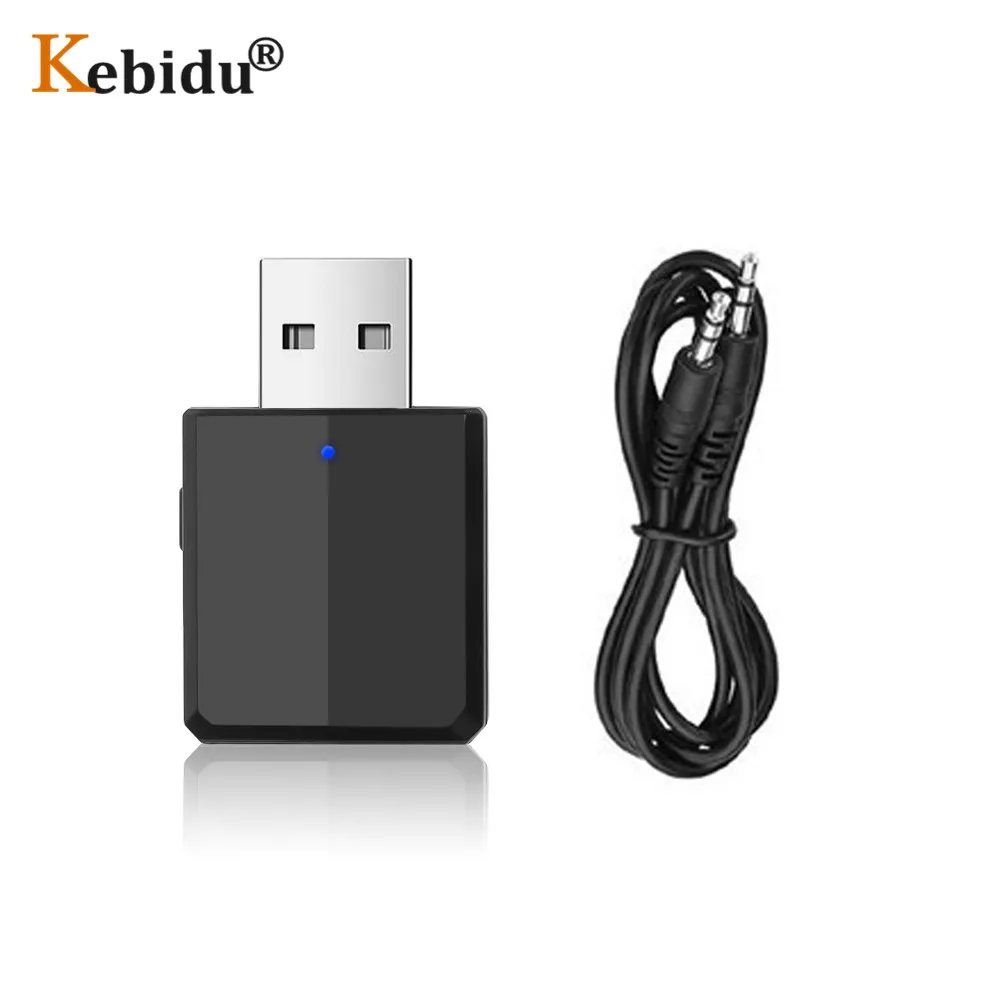 KEBIDU 3 в 1 3,5 мм аудио Bluetooth передатчик приемник беспроводной USB Bluetooth 5,0 адаптер мини AUX Стерео для автомобиля Музыка для телевизора