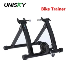 UNISKY велосипед тренировочный стенд Сталь велотренажер с магнитной застежкой с подставкой и Шум уменьшения колеса для дорожного велосипеда MTB велосипед