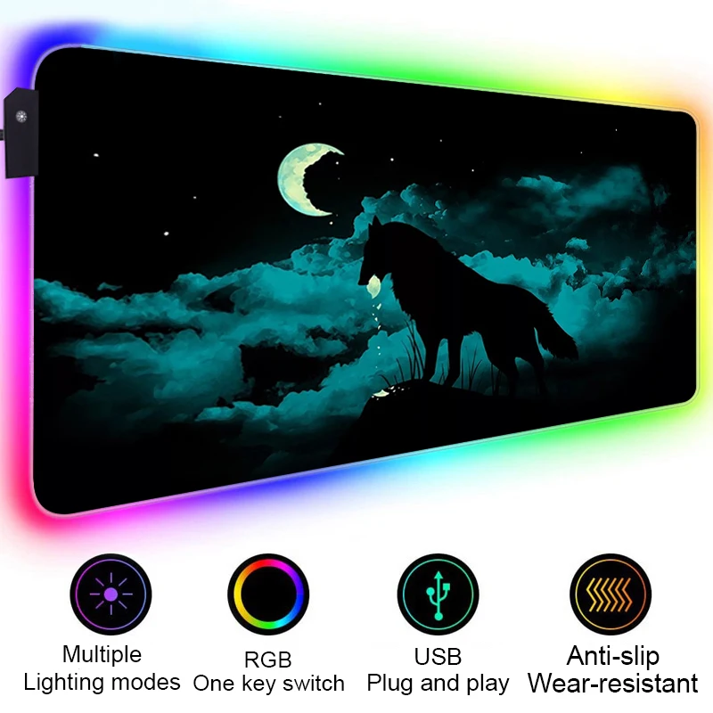  General Best Cool Wolf Dream Catcher Eco Friendly Cloth with  Neoprene Rubber Mouse Pad Desktop Mousepad Laptop Mousepads Comfortable  Computer Mouse Mat : Office Products