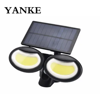 

YANKE LED Solar Light Outdoor Waterproof Solar Powered Lamp Landscape Lighting Garage House PIR Motion Sensor Wall Light