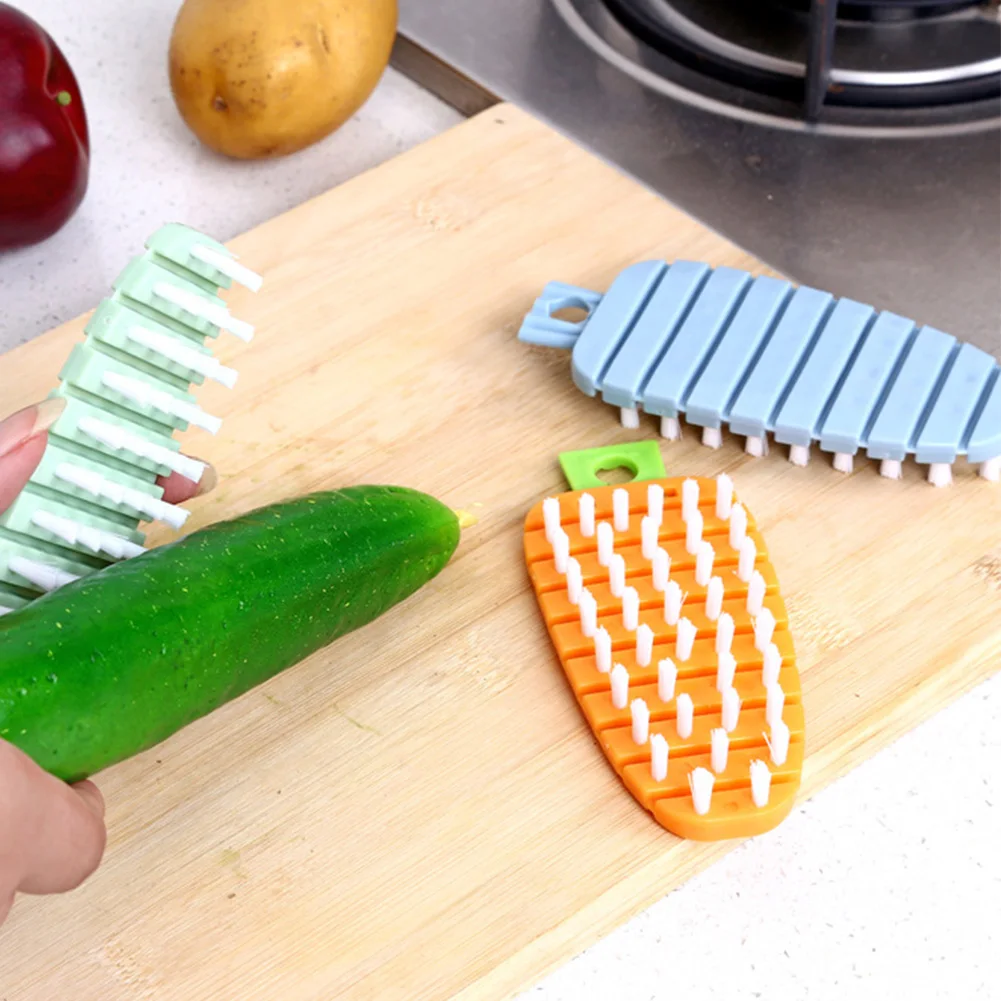 Картофеля для мытья посуды щетка для овощей очистки салат Пластик морковь Пособия по кулинарии инструменты для фруктов Кухня антибактериальные