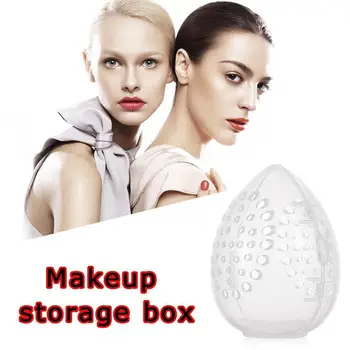 

1pcs Beauty Egg Storage Box Mildew-proof Moisture-proof Out Box Professional Travel Puff Sponge Makeup Portable Carrying Bo O3Y0