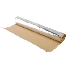 Алюминиевый автомобильный Теплоизоляционный звукоизоляционный коврик глушитель коврик авто Стайлинг Универсальный самоклеящийся клей