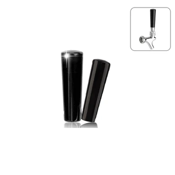 

2 Pcs/Lot Plastic Beer Tap Handle,67mm Length Homebrew Black Handle for Draft Beer Faucet Standard U.S. Beer Taps