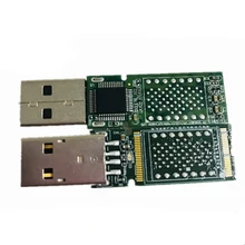 LGA70 AU6989SN USB2.0 U диск доска для печатной платы с LGA70 TSOP48 двойной коврик Hynix E3 nand flash DIY для nand flash recycle только