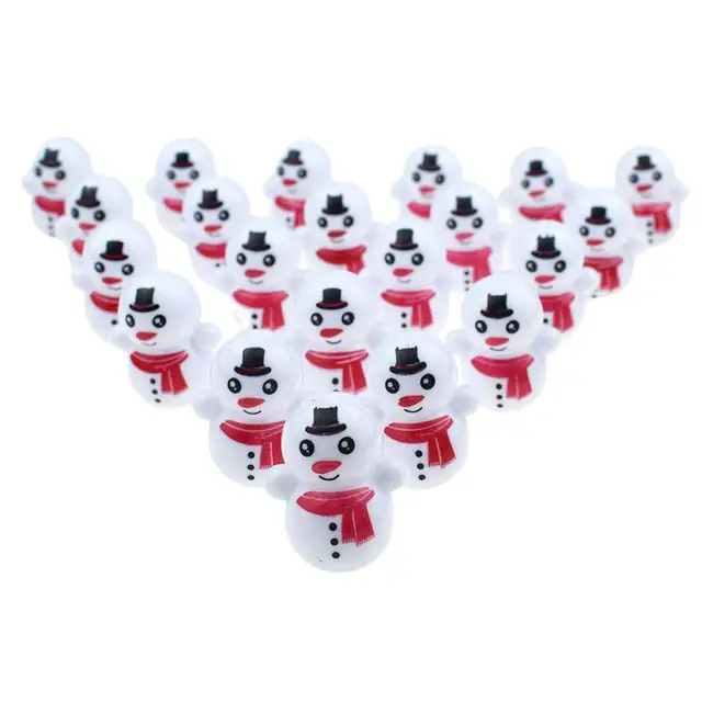 Mini Snowman Rolling Toys Attractive Christmas Rolling Wobbling Toys 21Pcs Interesting Roly Poly Toys For Christmas Party Suppl 1