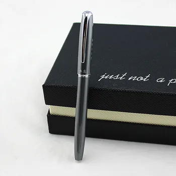 

2PCS High quality wingsung Light black metal Fountain Pen school Office stationery calligraphy 0.38mm nib ink Pens gift