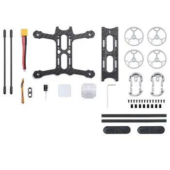 

GEPRC GEP-CP 115mm Wheelbase Carbon Fiber Frame 2-inch Rack with XT30 Power Cord For DIY FPV Quadcopter RC Drone