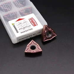 Outil de tournage externe universel de haute qualité WNMG080404 MA 1125, accessoires de Machine en carbure 080404, 10 pièces 