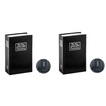 

Book Safe with Combination Lock Dictionary Diversion Book Safe Portable Safe Box, Great for storing Money Jewelry Passport